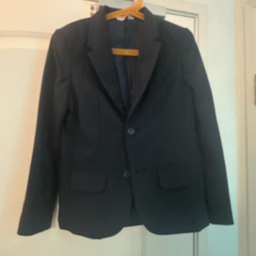 Navy Blue Children’s Place boys blazer and matching slacks.